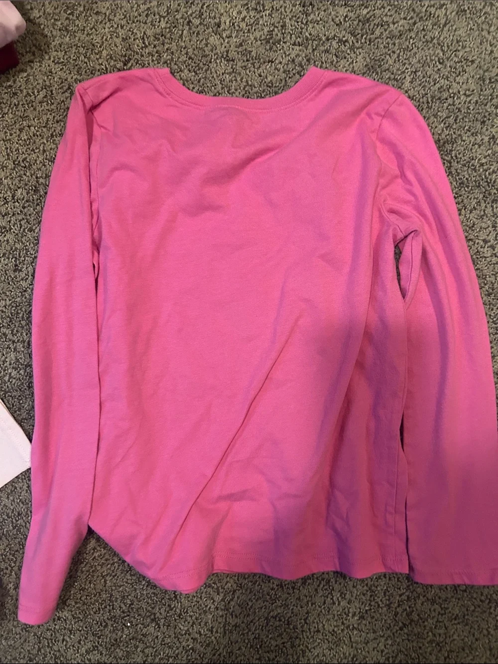Kids Long Sleeve Pink Cat & Sweets Pajama Top - Girls
